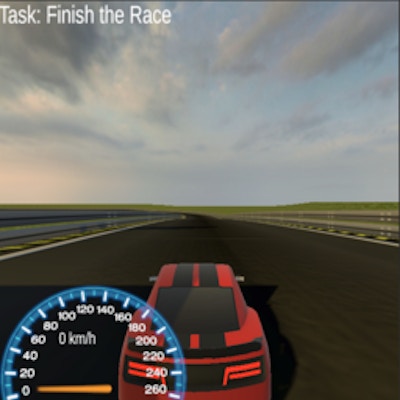 Red Car F8 RaceTrack By Gamepix