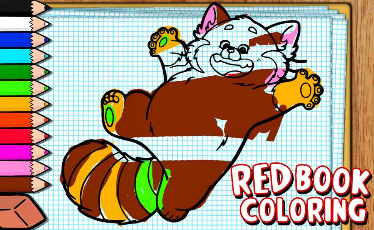 Play Red Coloring Book — free online Kids game