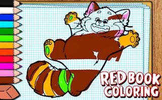 Juega gratis a Red Coloring Book