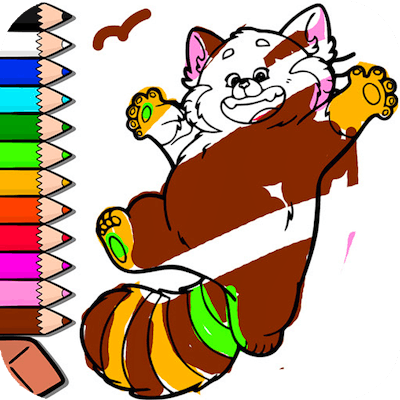 Red Coloring Book By Gamepix