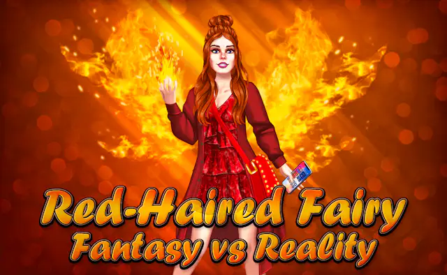 Red-Haired Fairy Fantasy vs Reality
