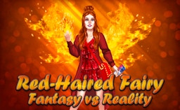 Red-Haired Fairy Fantasy vs Reality