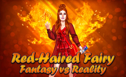 Red-Haired Fairy Fantasy vs Reality