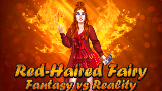 Red-Haired Fairy Fantasy vs Reality