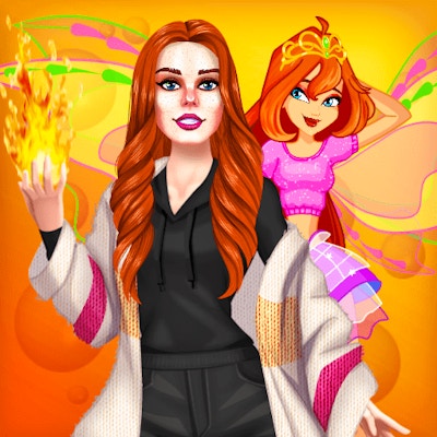 Red-Haired Fairy Fantasy vs Reality By Gamepix