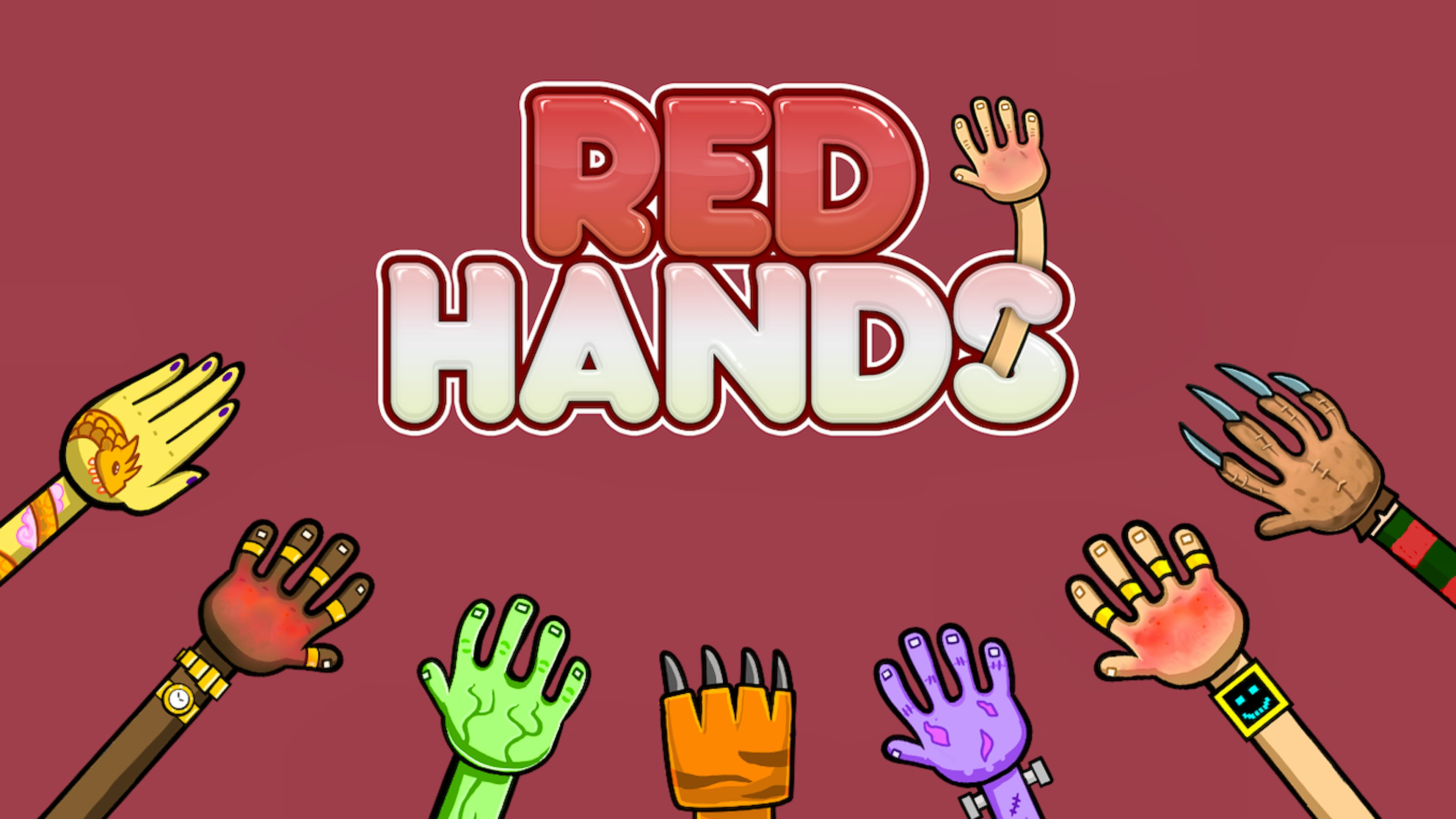 Red Hands - 2 Player Game