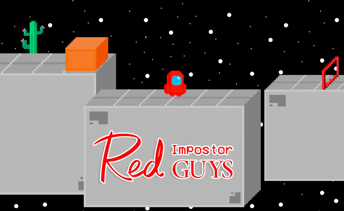 Play Red Impostor Guys — free online Skill game