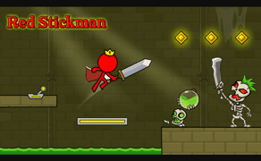 Red Stickman: Fighting Stick game cover