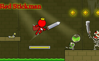 Red Stickman: Fighting Stick game cover