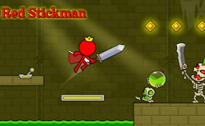 Red Stickman: Fighting Stick game cover