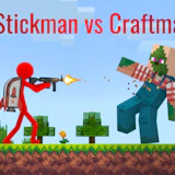Red Stickman vs Craftmans 2