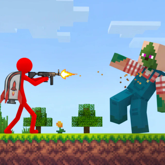 Red Stickman vs Craftmans 2 game thumbnail