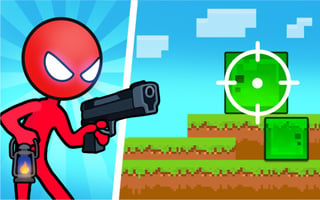 Red Stickman Vs Monster School 2 game cover