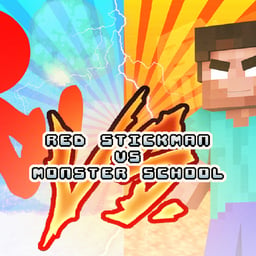 Juega gratis a Red Stickman vs Monster School