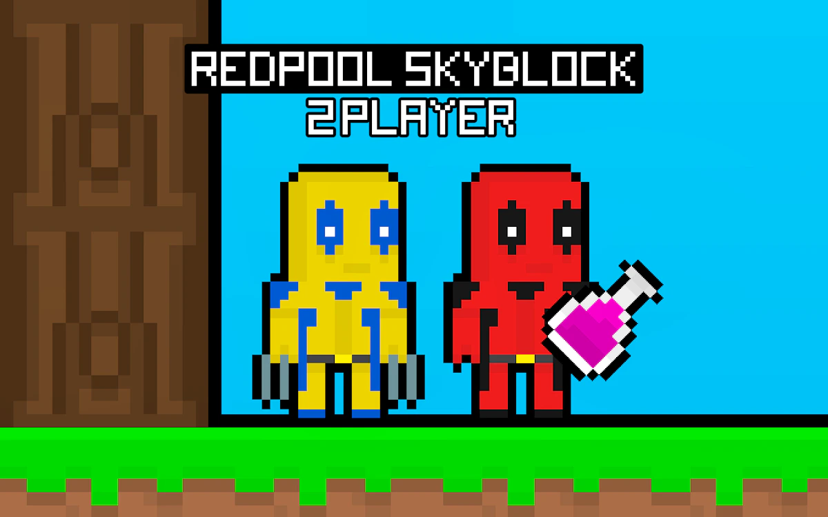 Play Redpool Skyblock 2 Player — free online Two Player game