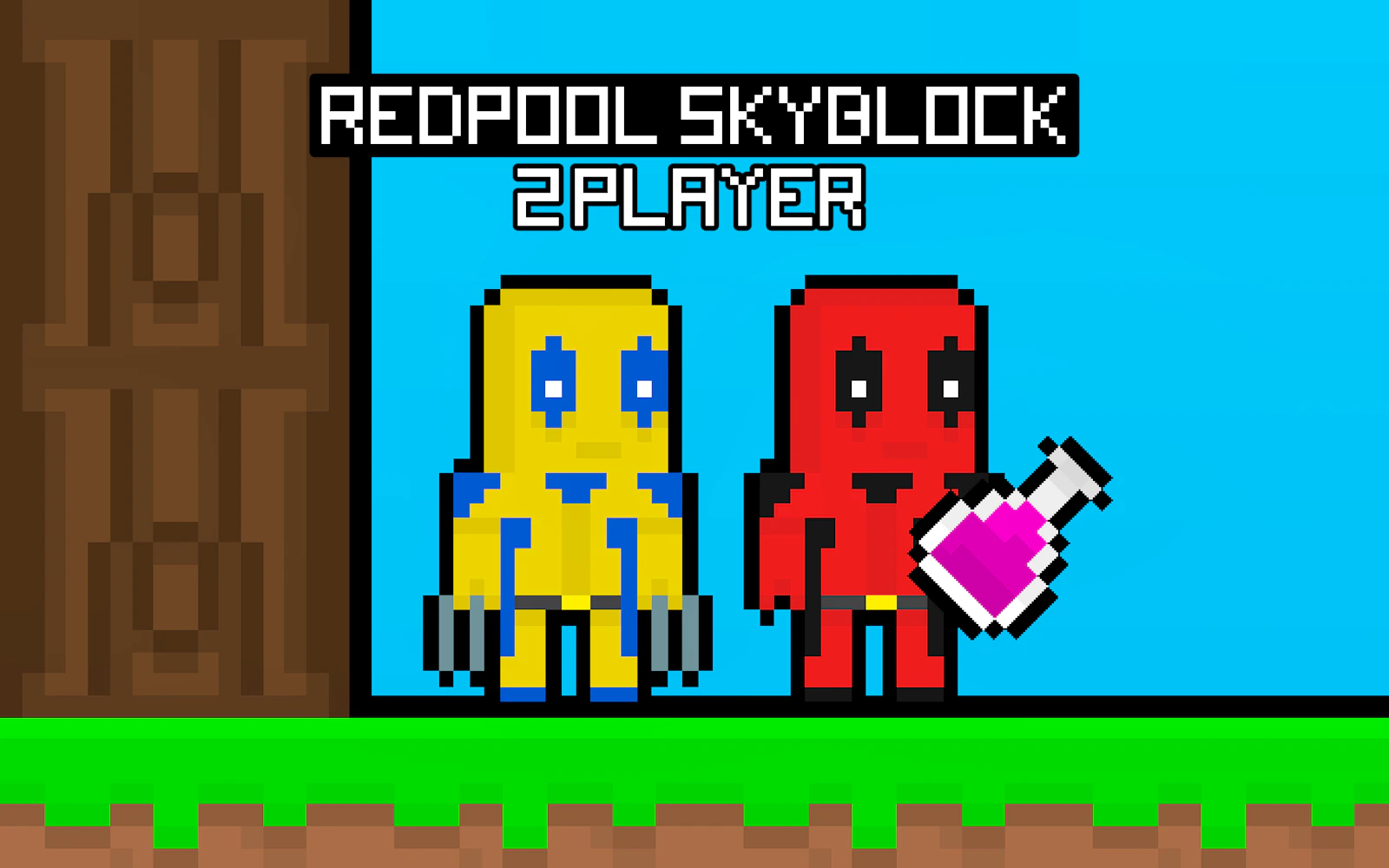 Redpool Skyblock 2 Player — free online two player game on Glaze Games