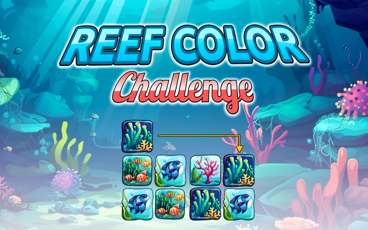 Play Reef Color Challenge — free online Puzzle game