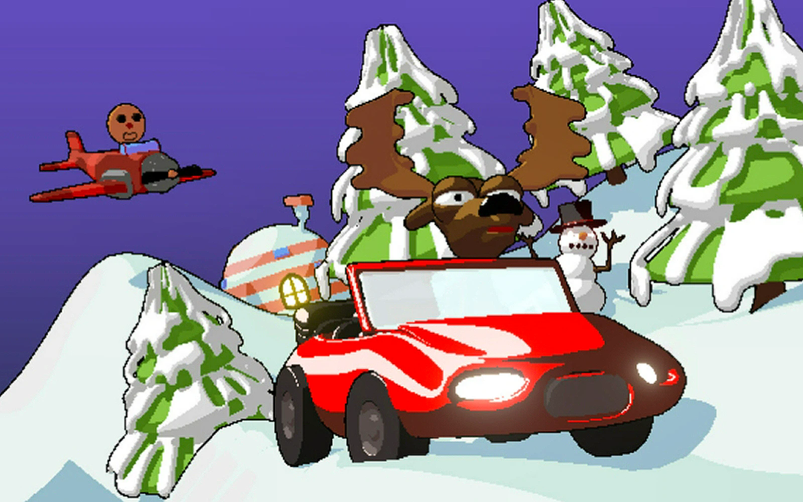 Reindeer Escape — free online shooter game on Glaze Games