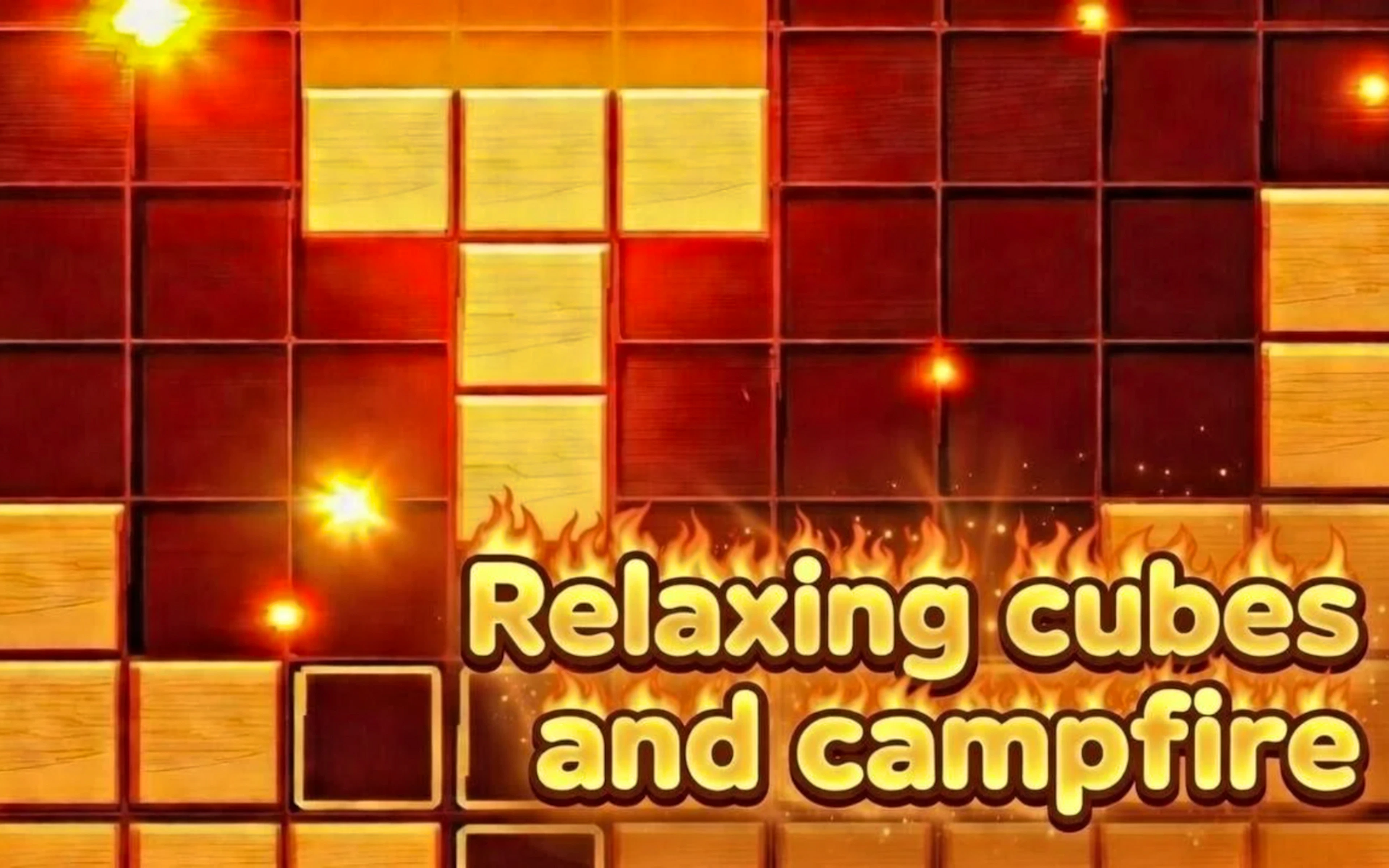Relaxing Cubes and Campfire