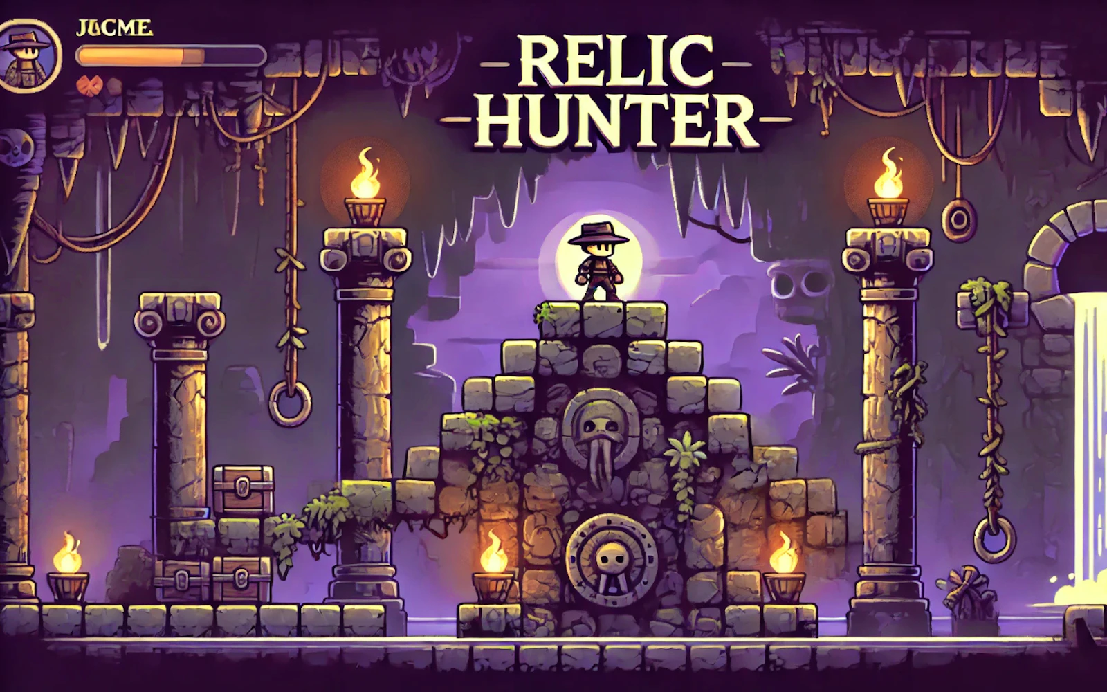 Relic Hunter — free online arcade game on Glaze Games