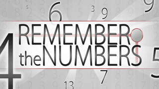 Remember The Numbers game cover