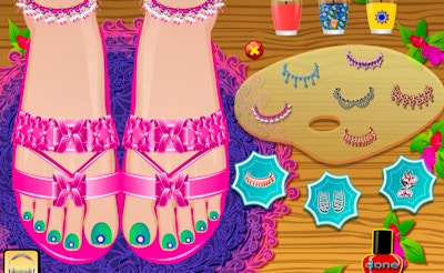 Rena's Pedicure Spa 🕹️ Play Now on GamePix