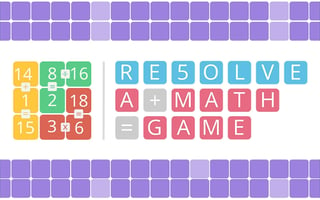 RESOLVE a math game