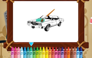 Retro Cars Coloring game cover