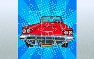 Retro Cars Jigsaw