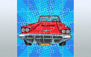 Retro Cars Jigsaw game cover