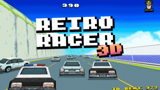 Retro Racer 3d game cover
