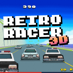 Juega gratis a Retro Racer 3D