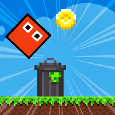 Retro Running Boxes By Gamepix