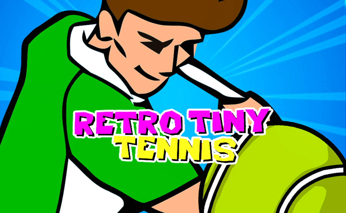 Play Retro Tiny Tennis — free online Sports game