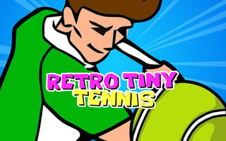 Retro Tiny Tennis game cover