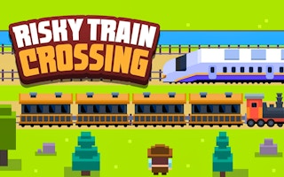 Risky Train Crossing game cover