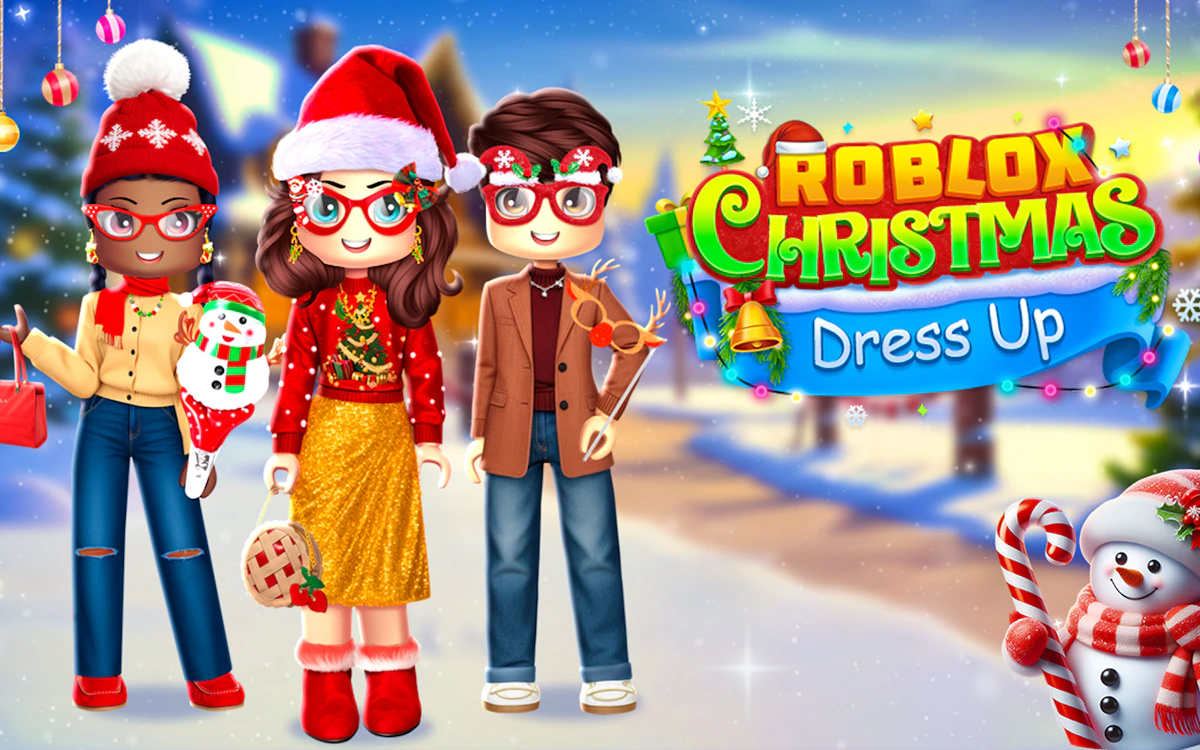 Play Roblox Christmas Dressup — free online Christmas game