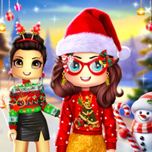 Roblox Christmas Dressup Thumbnail