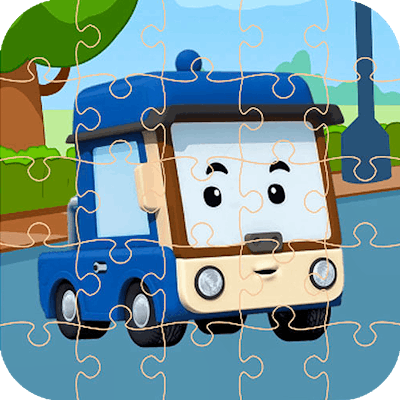 Robocar Jigsaw By Gamepix