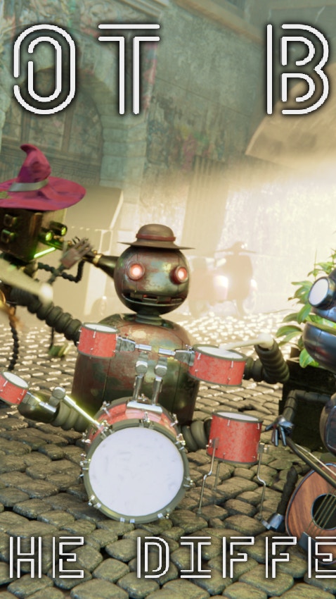 Cover Image Robot Band - Find the differences