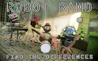 Robot Band - Finde die Unterschiede