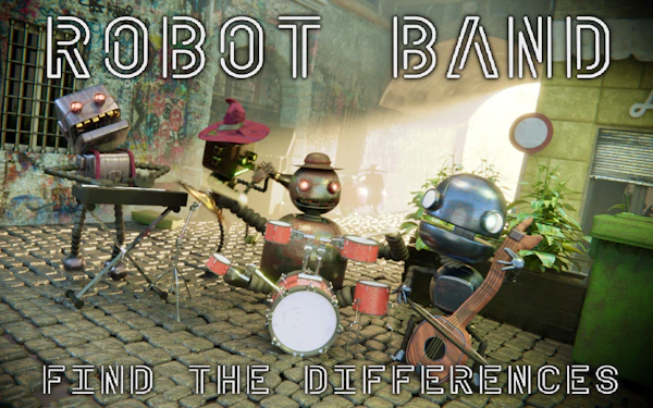 Robot Band – Find the differences