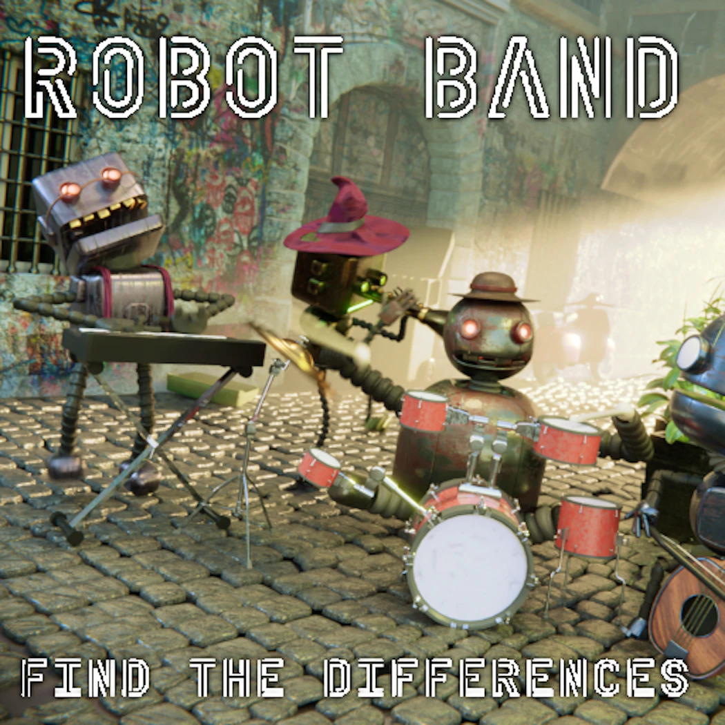 Robot Band - Find the differences