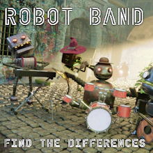 Robot Band - Find the differences