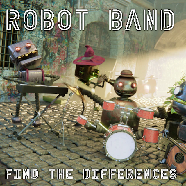 Robot Band - Find the differences game thumbnail