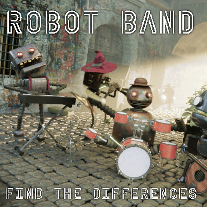 Robot Band - Find the differences