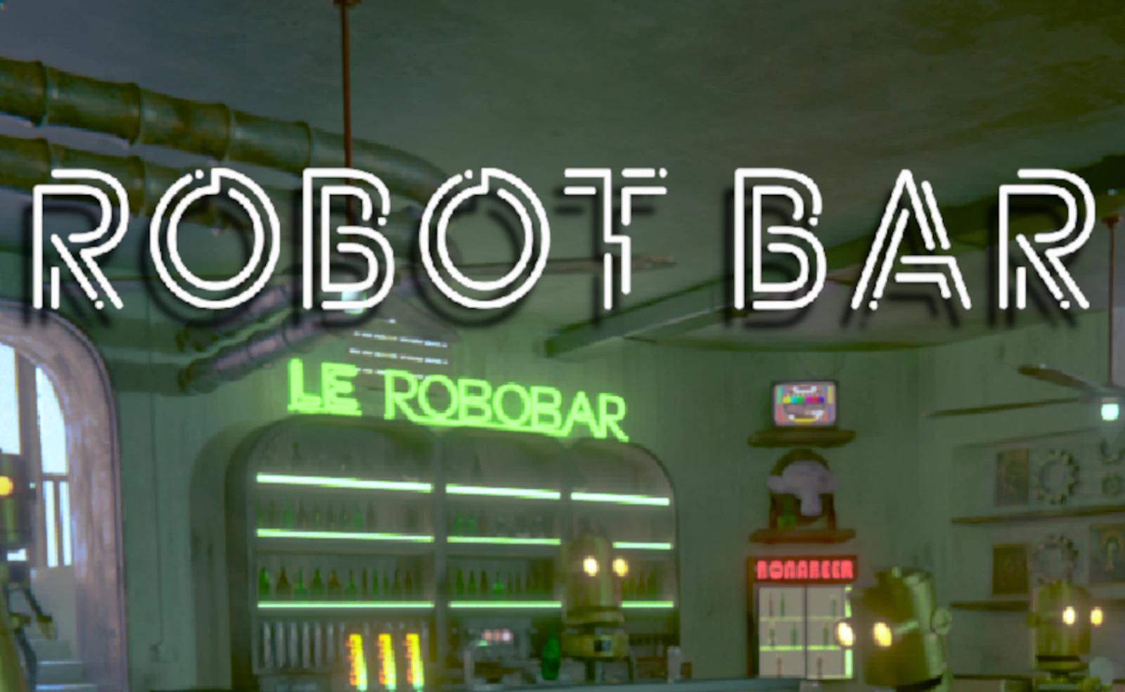 Robot Bar - Find the differences — free online thinky game on Glaze Games
