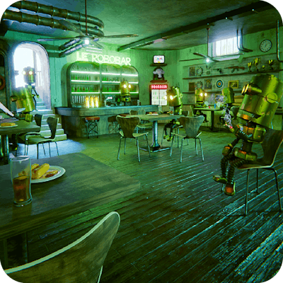 Robot Bar - Find the differences By Gamepix