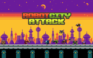 Robot City Attack game cover