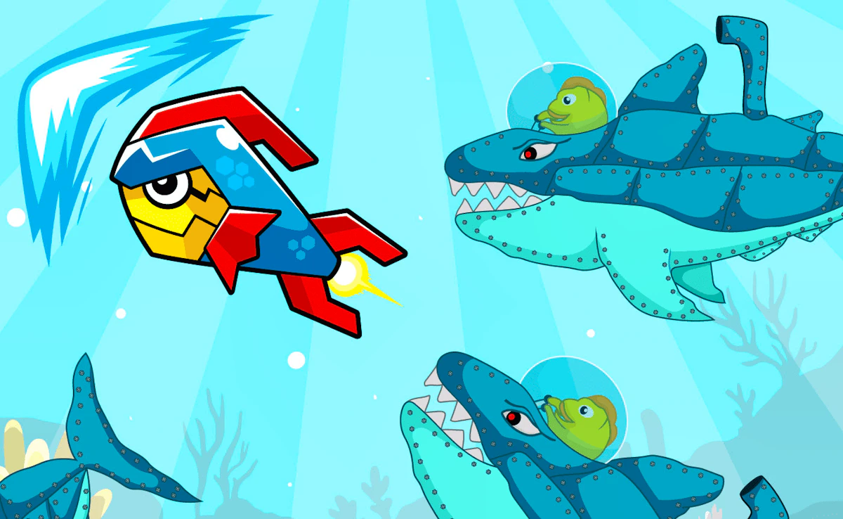 Play Robot Fish — free online Arcade game